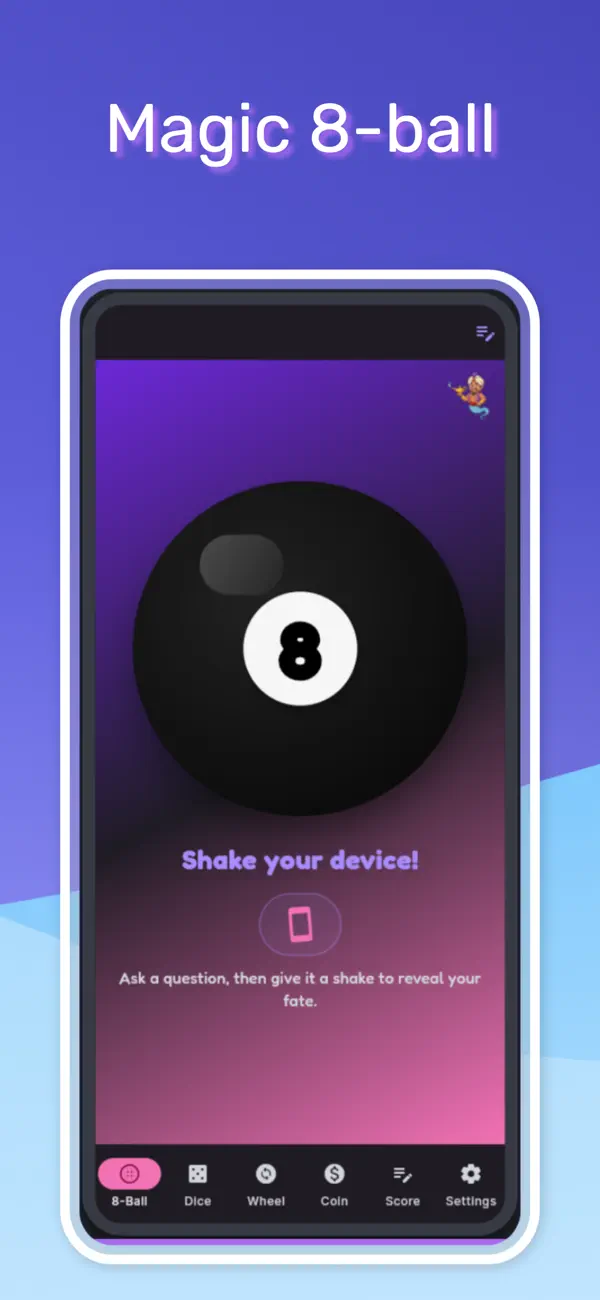 Game Night Genie Magic 8-ball