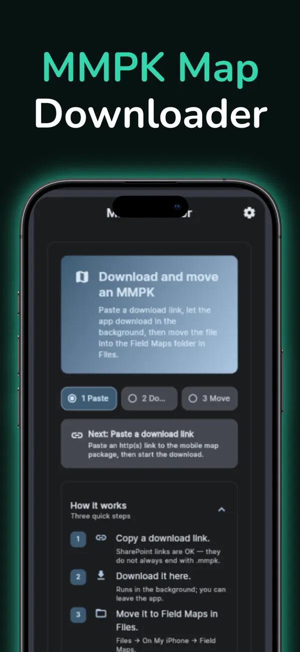 MMPK Downloader download and transfer instructions